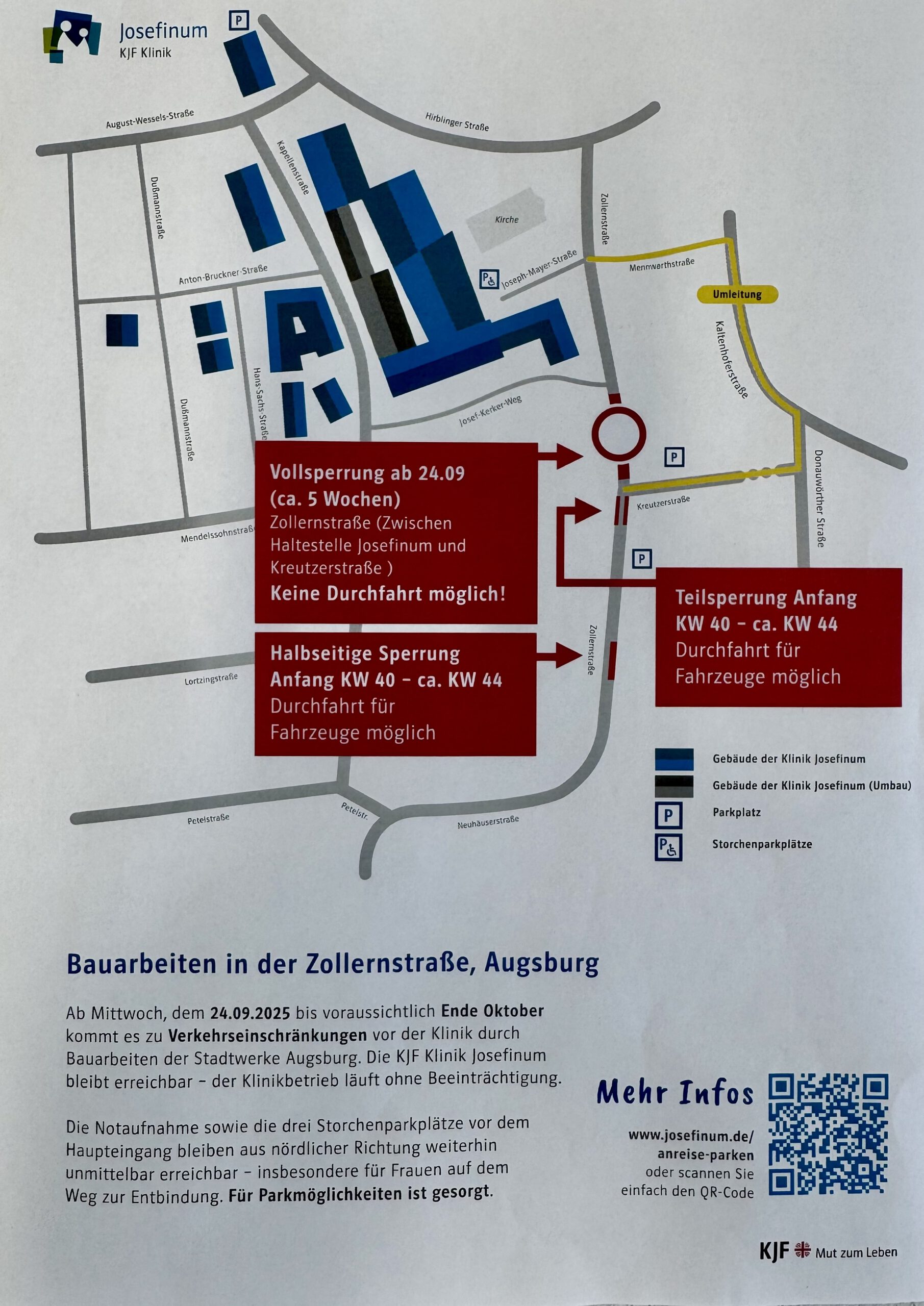 Sperrung Zollernstreet
